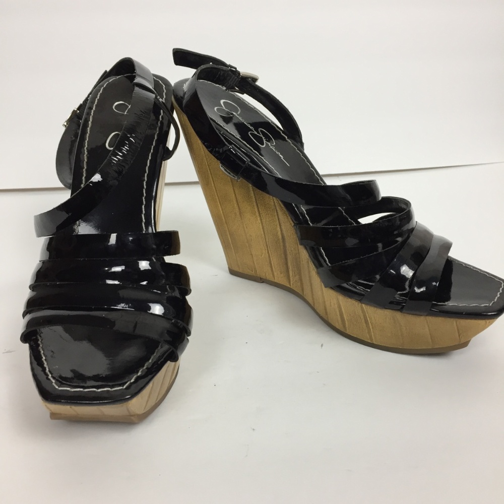 Jessica Simpson Sandals Sz10B Amithist Wedges